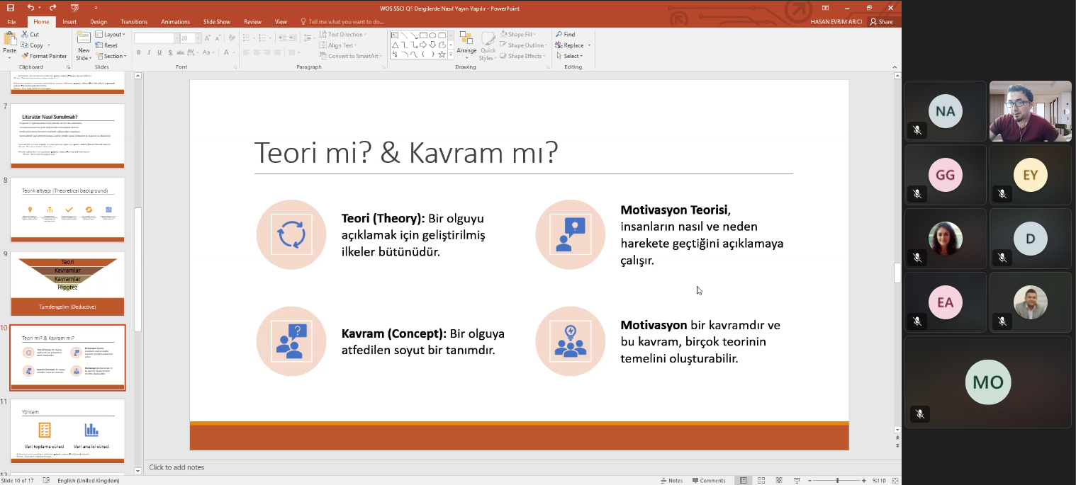 Sosyal Bilimler Alanına Yönelik Uluslararası Makale Yazma Eğitimi Yapıldı