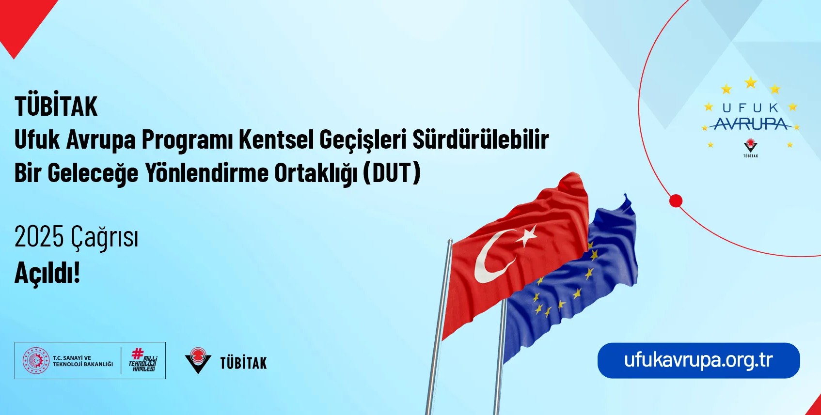 Ufuk Avrupa Programı Kentsel Geçişleri Sürdürülebilir Bir Geleceğe Yönlendirme Ortaklığı (DUT) 2025 Çağrısı Açıldı