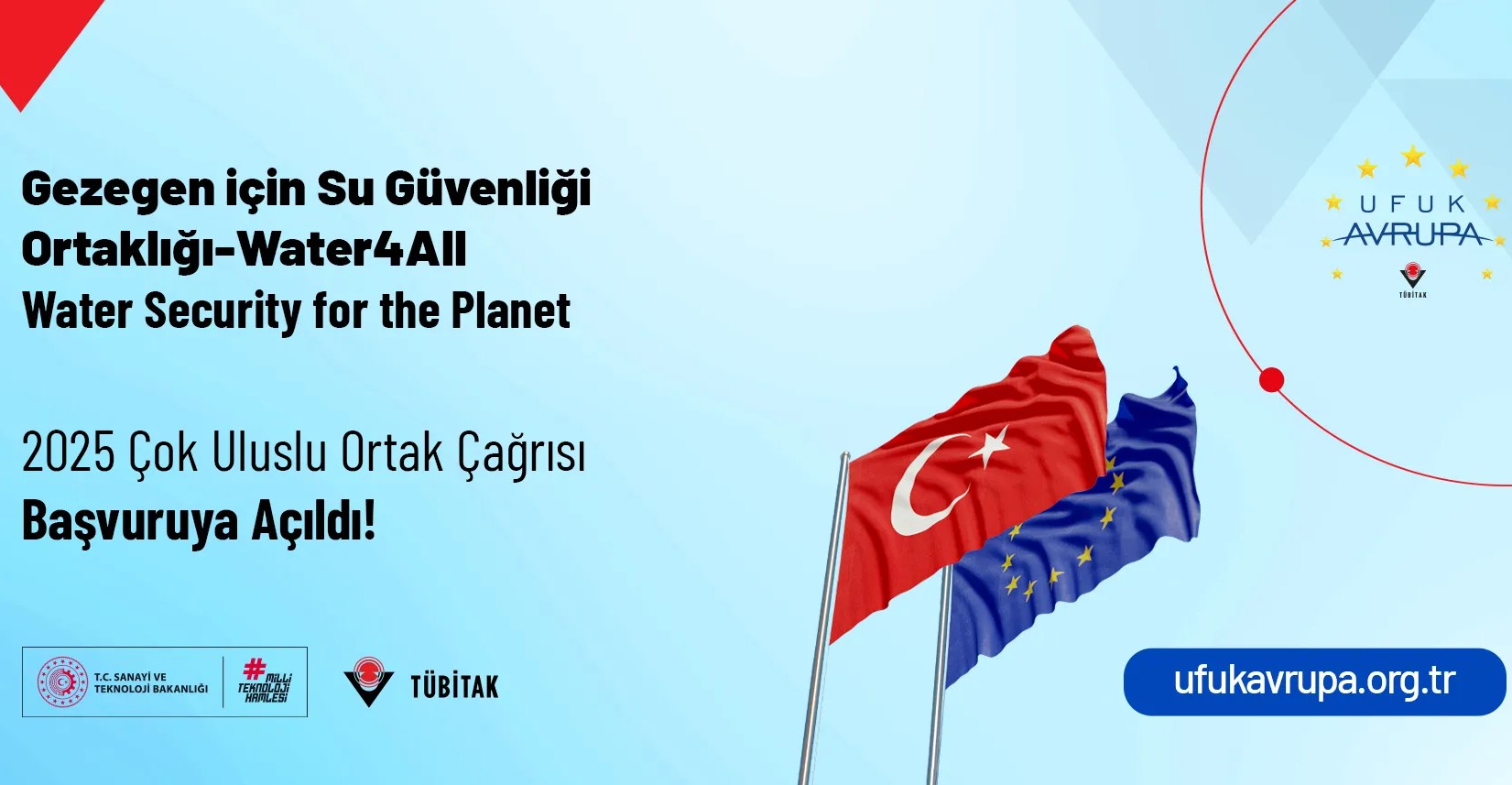 Gezegen için Su Güvenliği Ortaklığı-Water4All (Water Security for the Planet) 2025 Çok Uluslu Ortak Çağrısı Başvuruya Açıldı
