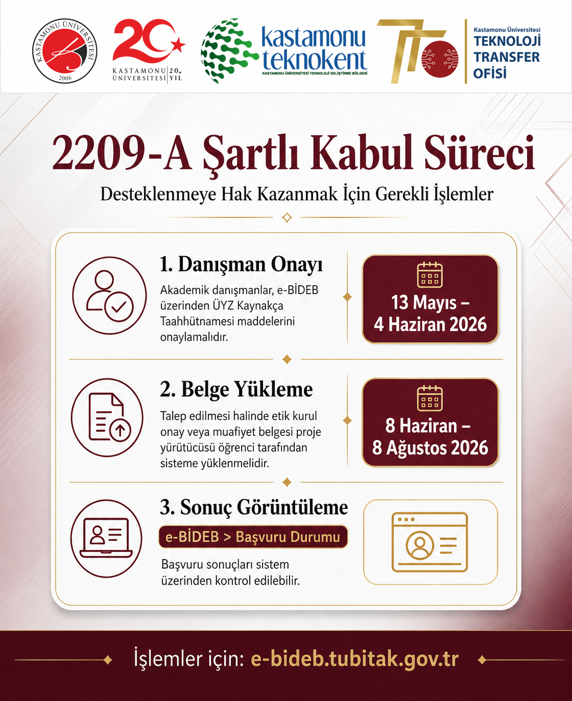 2209-A Üniversite Öğrencileri Araştırma Projeleri Destekleme Programı 2025 Yılı Çağrısı Sonuçları Hakkında